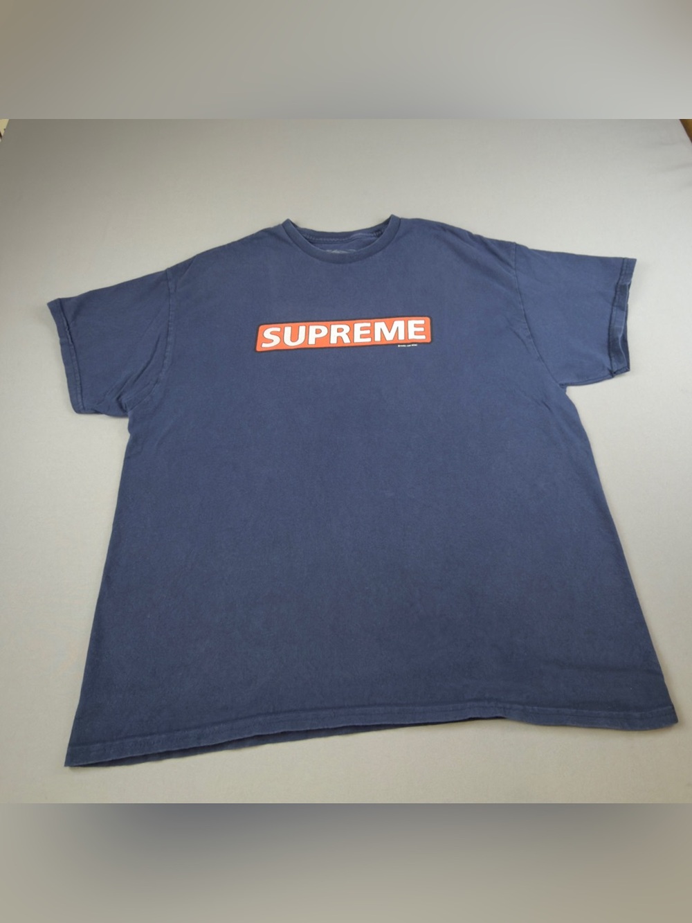 Powell Peralta Supreme Logo Navy Short Sleeve Tee size XL